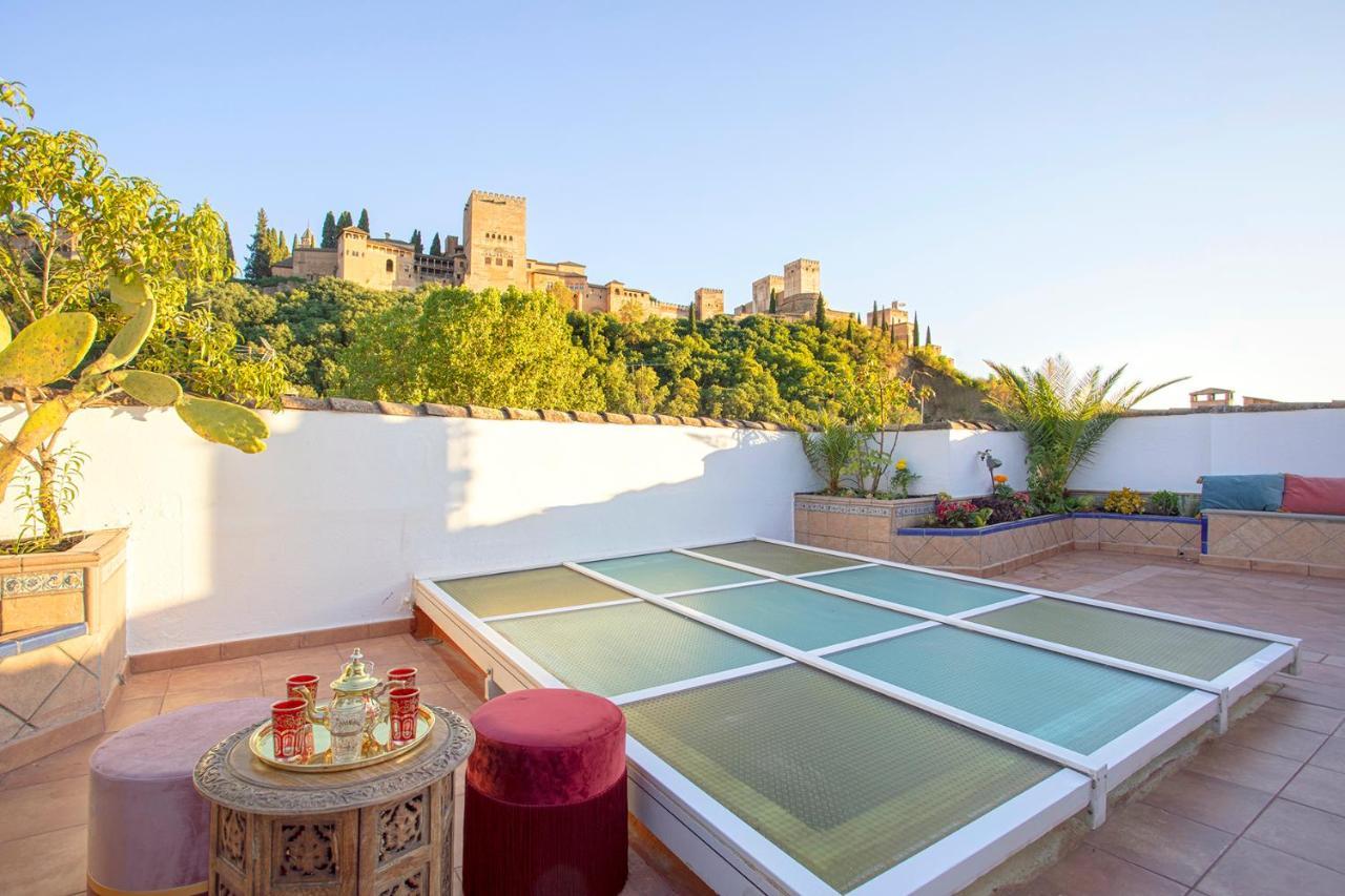 Morayma House Terrace With Views To Alhambra Villa Granada Luaran gambar